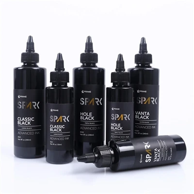 4oz אורגני 3 סדרה קלאסית חור שחור שחור שחור שחור קעקוע קעקוע