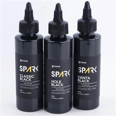 4oz אורגני 3 סדרה קלאסית חור שחור שחור שחור שחור קעקוע קעקוע