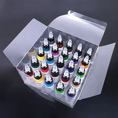 סיטונאי מותאם אישית גבוה - סוף 1oz ארוך - צבע מתמשך של דיו קעקוע קבוע של Spark Spark Farmium for Body Art