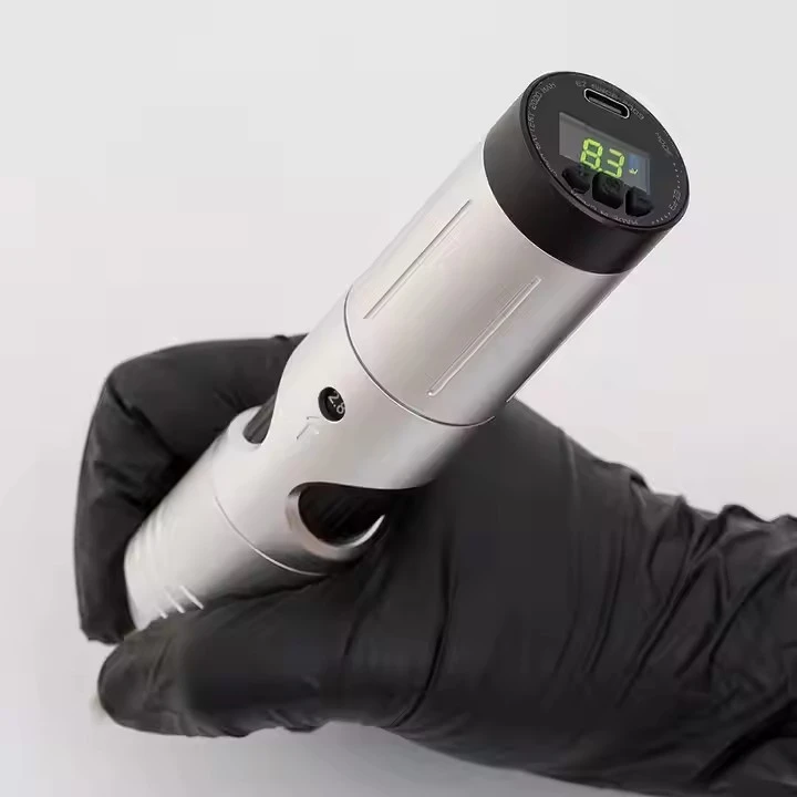 Spark Custom Wireless Adjustable Stroke 2000mAh Battery Digital LED Display Rotary Tattoo Machine