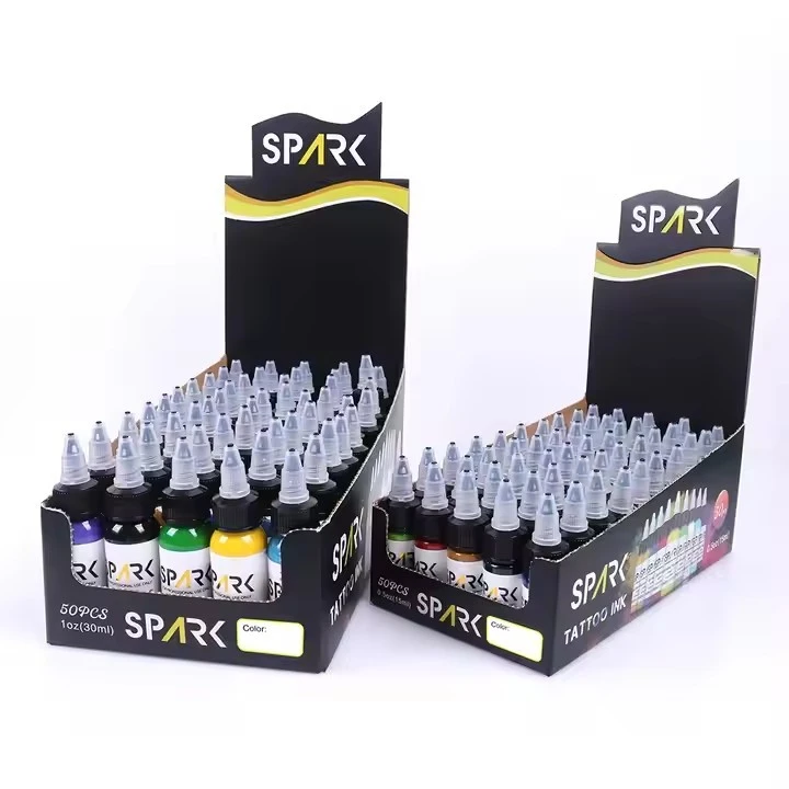 Spark High Quality EU Reach Compliance Tattoo Ink Black And White For Body Art Tattoo Pigment Ink