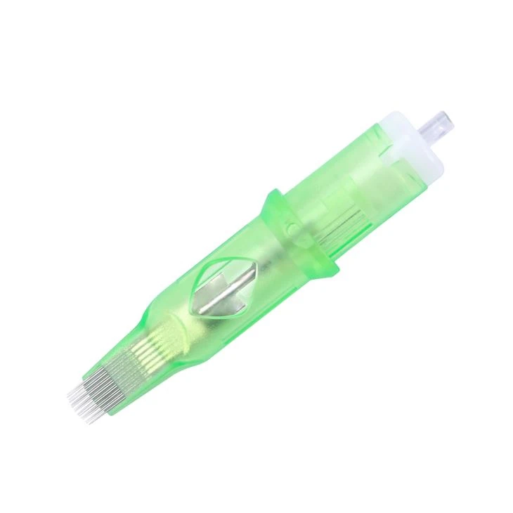 מחסניות קעקוע מגה מחסנית מחט מגנום מעוקל 0.35mm