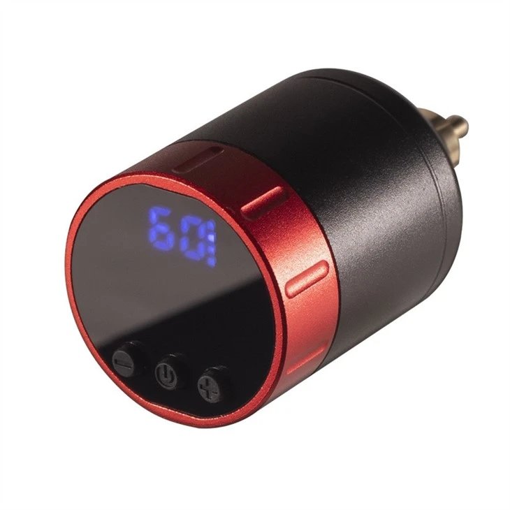 ספק כוח אלחוטי 1500mA קעקוע קעקוע סוללת RCA אלחוטית