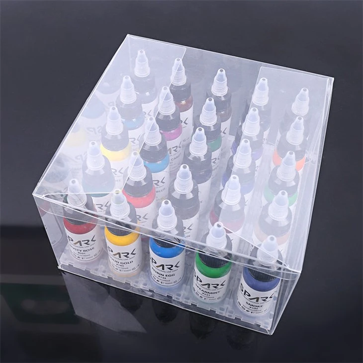 25 צבעים סט צבעוני Spark Tattoo Ink Ink Tattoo Ink Ink Bulk Super Black Tattoo Ink