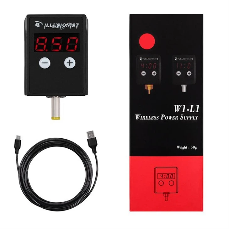 4V-11V ספק כוח אלחוטי 1500mAh סוללת קעקוע