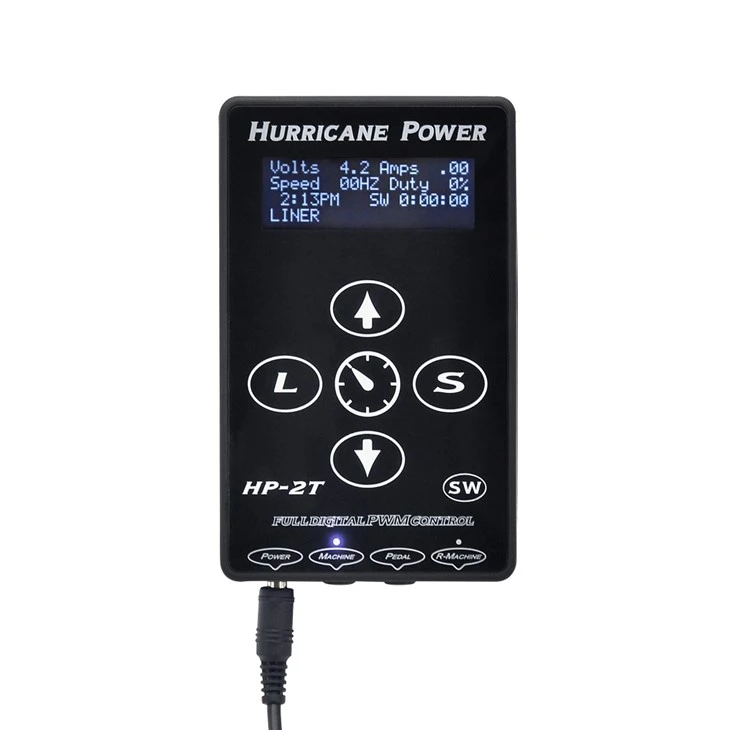אספקת כוח לקעקוע יד מגע דיגיטלי LCD