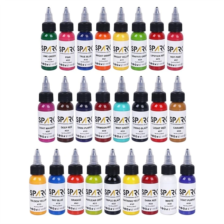 Pigments Tattoo Ink Ink Tattoo Ink טבעוני 30 מ"ל