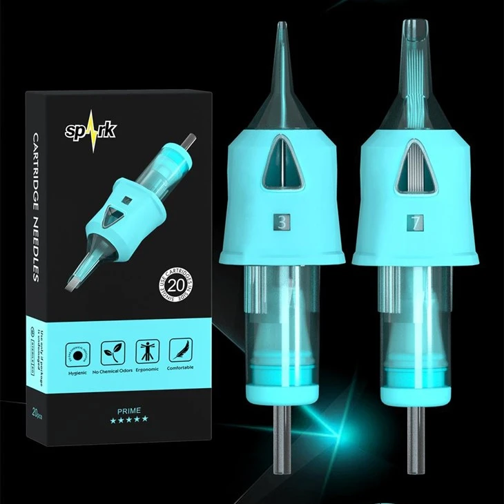 Spark Tiffany Tattoo Cartridge מחטי קעקוע מחטים Spark Cartridge מחטים
