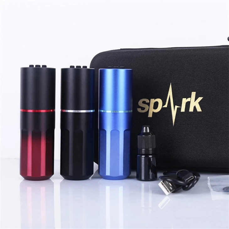 מכונת קעקועים Spark מכונת קעקועים אלחוטית ציוד קעקוע לאמנות גוף
