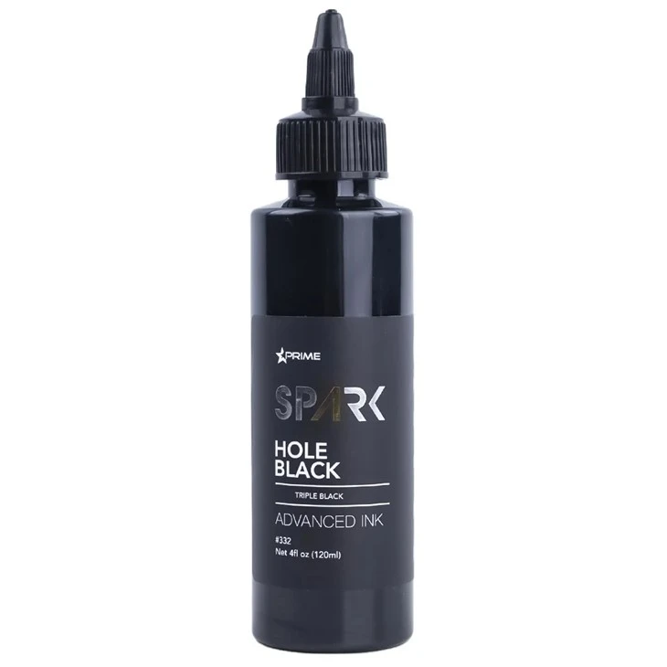 פיגמנטים קעקוע דיו 4OZ קלאסי שחור חור שחור ונטה שחור ספארק קעקוע דיו קעקוע דיו שחור